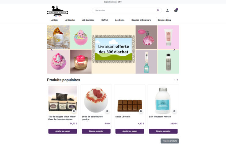 Migration PrestaShop et thème sur mesure optimisé vitesse