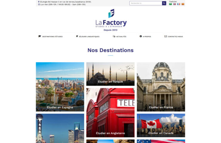 Site vitrine WordPress sur mesure pour un cabinet de conseil