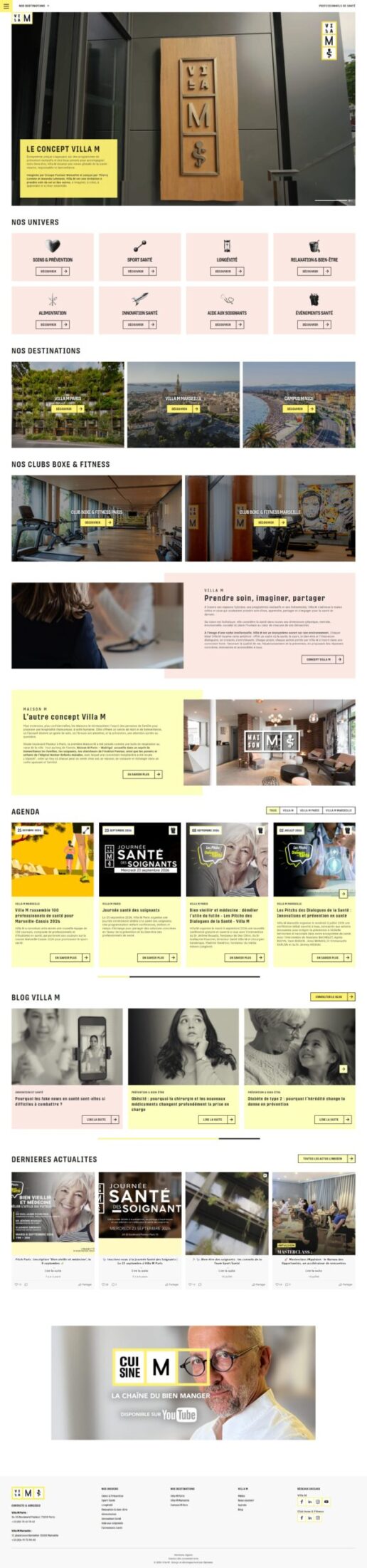 Multisite WordPress d&rsquo;un groupe hôtelier avec modules ACF