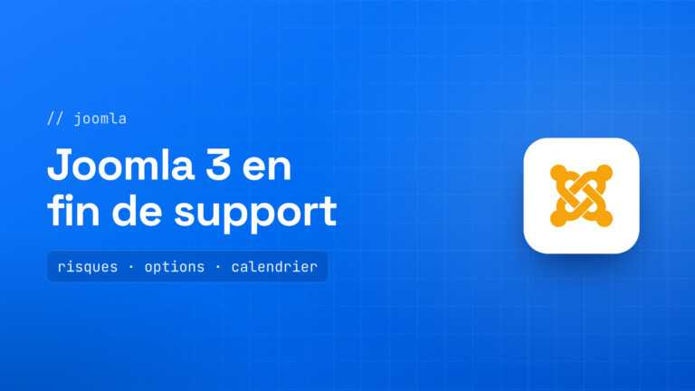 Calendrier de fin de support des versions de Joomla 3, 4, 5 et 6
