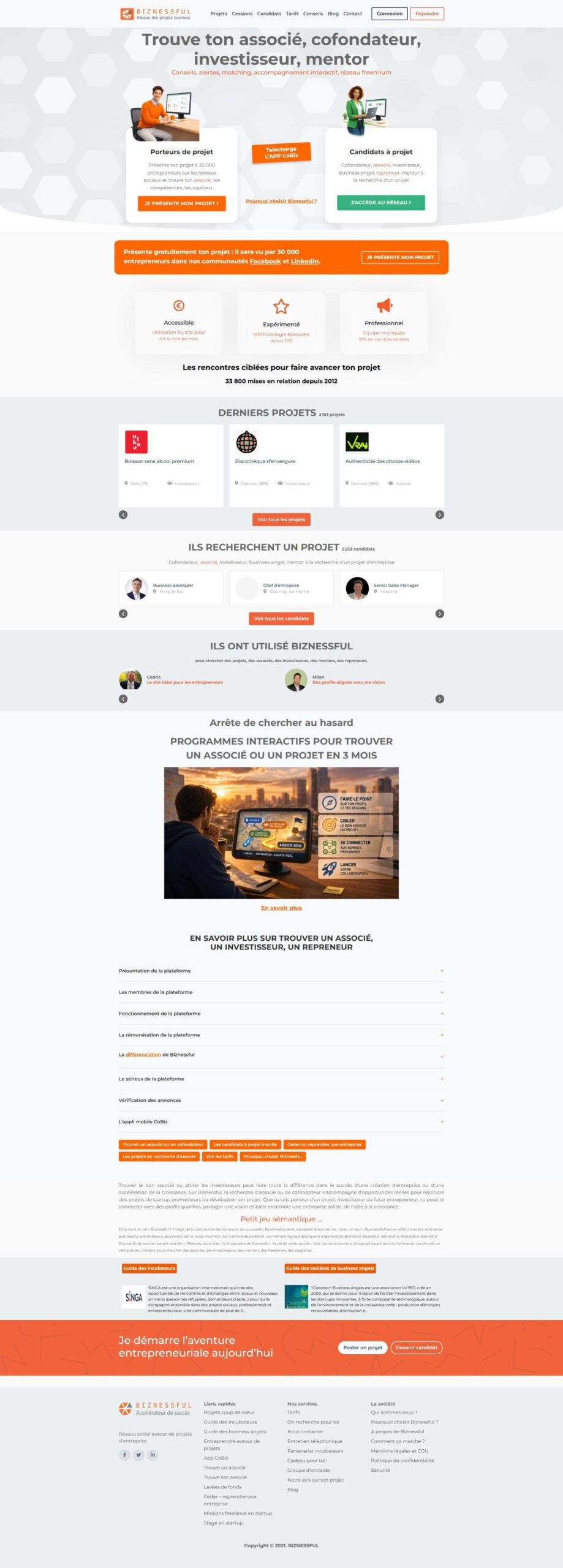 Migration PHP 5 vers PHP 8 d'un réseau d'entrepreneurs