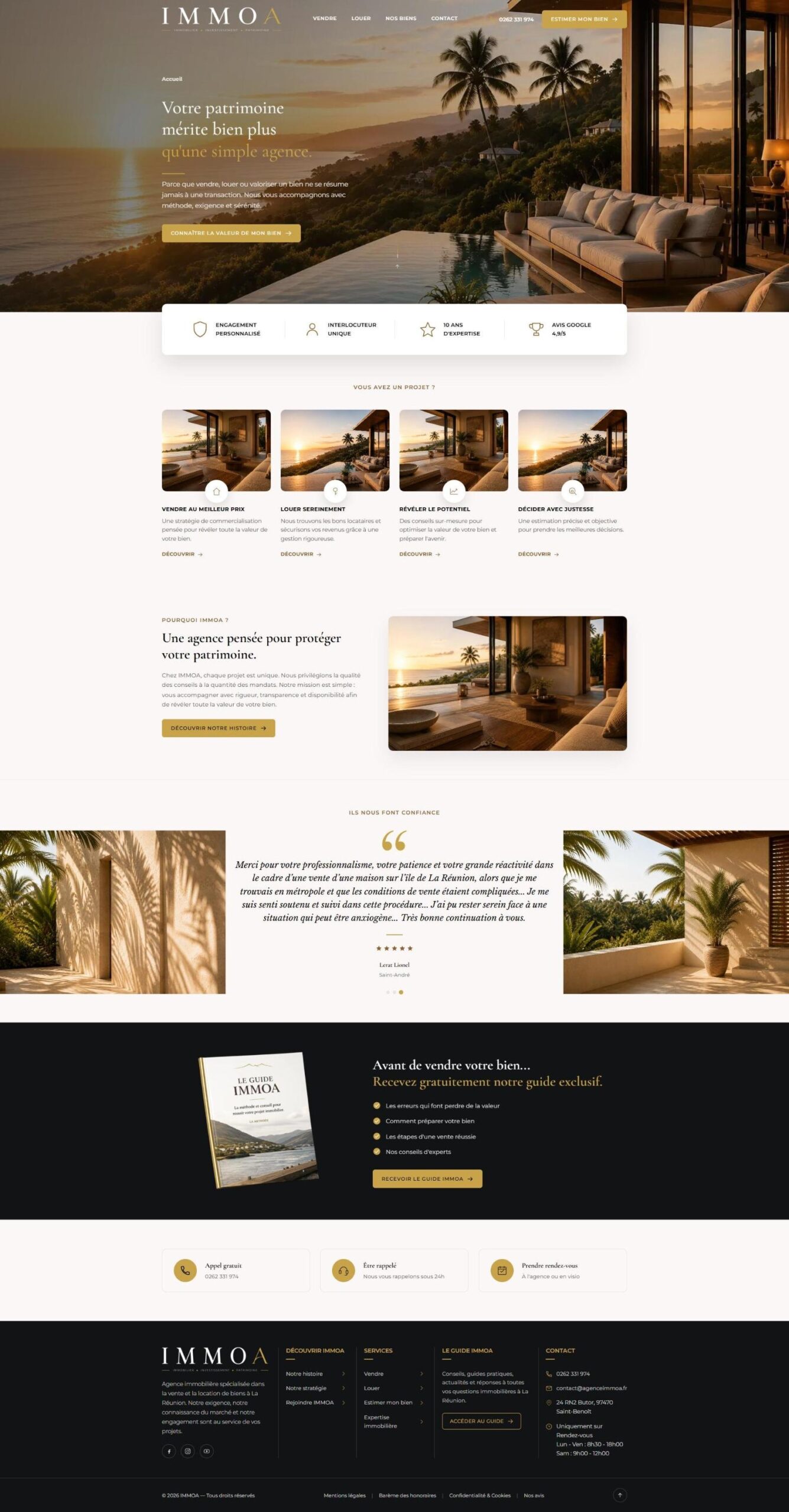 Refonte d'une agence immobilière : thème WordPress sur mesure